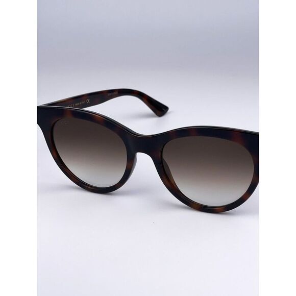 NEW Gucci GG0763S LOGO 002 Cat Eye Havana Brown Gradient Women Sunglasses main image 6